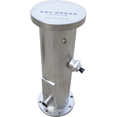 지하수상부보호공, 지지케이, 크린캡 C-1100, Φ200×1100×t4mm, STS304 제품 소개 사진
