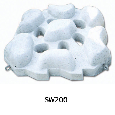 콘크리트호안및옹벽블록, 신화콘크리트, SW200, 보통호안블록(대형), W1000×L1000×H200mm, 환경식생블록 제품 소개 사진