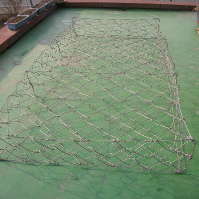 금속돌망태, 상현선재, SHI-054, 이불형-몸통, 아연도금철선3종Φ4.0, 500×1200mm, 망눈150mm 제품 소개 사진