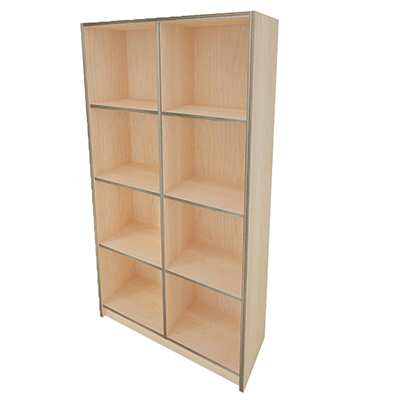 책장, 뉴퍼스, NF21-BJ13, 800×396×1600mm, 2열4단, 어린이용 제품 소개 사진