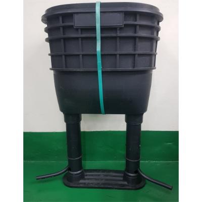 수량계보호통, 한영계기, HYI-845, Φ50mm×심도1.1m, STS(무단수앵글밸브/엘보)/PE관/동파방지보온재/뚜껑제외 제품 사진