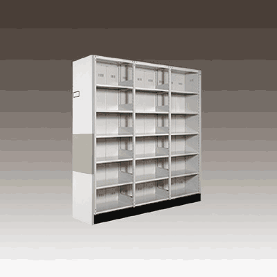 이동식서가, 피아산업, PHM-1103, 2905×500×2315mm, 핸들식, 단식고정3연6단 제품 소개 사진